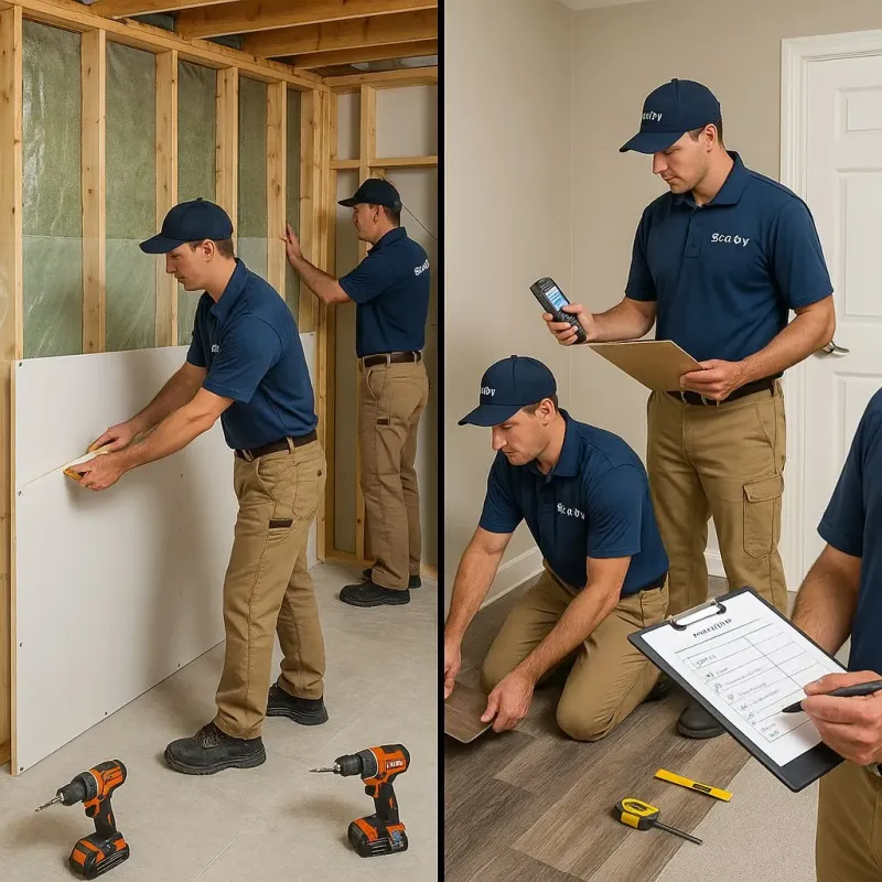 Repairs and Reconstruction process in New Ellenton, SC